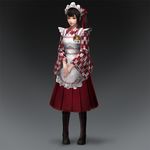  alternate_costume apron da_qiao maid maid_apron shin_sangoku_musou yagasuri 