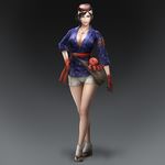  1girl alternate_costume japanese_clothes lian_shi octopus shin_sangoku_musou 