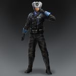  alternate_costume police police_uniform policeman shin_sangoku_musou solo uniform zhang_liao 