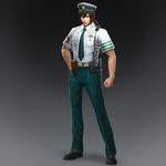  alternate_costume hat jiang_wei necktie police police_uniform policeman shin_sangoku_musou uniform 