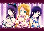  aka_kitsune aragaki_ayase blush gokou_ruri kousaka_kirino ore_no_imouto_ga_konna_ni_kawaii_wake_ga_nai ribbons 