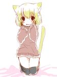  animal_ears blush blush_stickers cat_ears cat_tail child loli natsu_(norari_kurari) source_request tail 