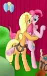  anal_beads anus applejack_(mlp) blonde_hair blue_eyes cowboy_hat cutie_mark dildo dream_breaker duo equine female feral friendship_is_magic fur green_eyes hair hat horse lesbian mammal my_little_pony nude open_mouth orange_fur penetration pink_fur pink_hair pinkie_pie_(mlp) pony pussy sex_toy smile strapon vaginal vaginal_penetration 