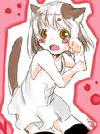  animal_ears blush blush_stickers cat_ears child loli natsu_(norari_kurari) source_request tail 