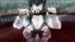  blade blood busujima_saeko girl highschool_of_the_dead hotd katana sword weapon 