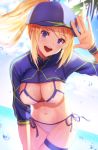  bikini cleavage dolce_(dolsuke) fate/grand_order garter heroine_x heroine_xx swimsuits wet 