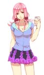  afjc hair_bobbles hair_ornament hirose_yasuho jojo_no_kimyou_na_bouken jojolion pink_eyes pink_hair solo 