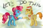  couple duo english_text equine female feral friendship_is_magic grin hi_res horse husband male mammal mr_cake_(mlp) mrs_cake_(mlp) my_little_pony partners pony shirl-ame straight text wife 