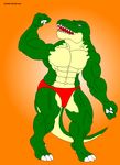  2013 abs anthro biceps claws dinosaur flexing male maxime-jeanne muscles pecs pose reptile scalie solo thomas_carter tyrannosaurus_rex 