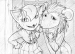  animal_crossing black_and_white cat feline monochrome nintendo pencil porcupine rodent sable_able sketch tangy video_games 