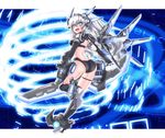  aqua_eyes ass back black_heart breasts character_name glowing kami_jigen_game_neptune_v long_hair looking_back medium_breasts mizunashi_(second_run) neptune_(series) open_mouth solo sword symbol-shaped_pupils twintails weapon white_hair wings 