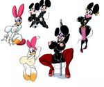  anthro areola avian beak bent_over big_breasts bird bottomless breasts daisy_duck disney doggystyle duck ear_piercing erect_nipples female from_behind lordstevie male mammal mickey_mouse minnie_mouse mouse nipples non-mammal_breasts penetration piercing pubes pussy rodent sex smile straight topless 