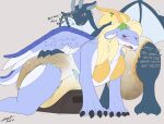 absurd_res big_diaper blush bodily_fluids diaper dragon duel_monster duo embarrassed feces female feral forced genital_fluids hi_res humiliation mythological_creature mythological_scalie mythology pooping saffira_queen_of_dragons scalie sex_toy soiled_diaper soiling soiling_diaper steelshark sybian text unclean_diaper urine used_diaper wet_diaper yu-gi-oh!
