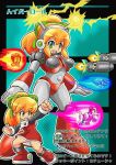  aged_up antennae armor armored_boots armored_gloves arms_up beat_(mega_man) bikini_armor blonde_hair blue_eyes boots breasts covered_navel eddie_(mega_man) electricity fighting_stance green_eyes green_ribbon hair_ribbon hairband headphones hyper_roll_(marvel_vs._capcom) joints knee_boots knee_pads large_breasts long_hair looking_at_viewer marvel_vs._capcom mechanical_arms mechanical_boots mechanical_legs mega_man_(classic) mega_man_(series) miniskirt missile nazca_(rapid-rabbit&#039;s) non-humanoid_robot ponytail radio_antenna red_armor red_skirt ribbon robot robot_animal robot_bird robot_dog robot_girl robot_joints rocket roll_(mega_man) rush_(mega_man) shoulder_armor sidelocks skirt smile translation_request 