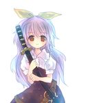  long_hair purple_hair sheath sheathed solo sword torii_sumi touhou watatsuki_no_yorihime weapon 