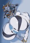 absurd_res anus areola breasts digital_extremes dutch_angle female genitals headgear hi_res humanoid nipples pochincoff puffy_nipples pussy solo spikes spikes_(anatomy) tencent valkyr_(warframe) warframe warframe_(species)