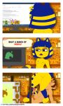 2025 3:5 absurd_res animal_crossing ankha_(animal_crossing) anthro balls big_penis blonde_hair blue_body blue_eyes blue_fur blue_hair blue_nipples blue_stripes breasts brown_hair comic computer computer_monitor computer_mouse cute_fangs dialogue domestic_cat dominant dominant_anthro dominant_female duo electronics english_text erection facesitting fangs felid feline felis female female_on_top fur genitals glans google hair half-closed_eyes head_grab hi_res human human_on_anthro humanoid_genitalia humanoid_penis interspecies looking_down male male/female male_on_bottom mammal markings narrowed_eyes nintendo nipples on_bottom on_top penis pokenaito red_glans sex sitting sitting_on_another small_breasts spanish_text speech_bubble striped_body striped_fur striped_markings striped_tail stripes submissive submissive_human submissive_male tail tail_around_penis tail_fetish tail_markings tail_play tail_sex tailjob tan_balls tan_body tan_penis tan_skin teeth text url villager_(animal_crossing) yellow_body yellow_fur yellow_inner_ear