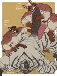 5_fingers 5_toes abs andrew_jr anthro anthro_on_anthro arched_back areola backwards_baseball_cap backwards_hat balls baseball_cap baseball_cap_only beard biceps big_balls big_muscles big_pecs big_penis biped black_areola black_body black_claws black_eyebrows black_feet black_fingernails black_fur black_glans black_hair black_hands black_mane black_nails black_nipples black_nose black_penis black_snout black_stripes bodily_fluids border brown_body brown_eyes brown_feet brown_finger_claws brown_fur brown_hair brown_hands brown_nose brown_toe_claws character_name claws clothing colored_nails countershade_face countershade_fur countershade_torso countershading curtis_(oldshep) deer deltoids digital_media_(artwork) english_text equid equine erection eyebrows facial_hair feet finger_claws fingernails fingers foreskin fur furgonomic_hat furgonomic_headwear furgonomics genital_fluids genitals glans gloves_(marking) green_eyes group group_sex hair hand_on_another&#039;s_chest hand_on_another&#039;s_penis hand_on_chest hand_on_penis handjob hat hat_only headgear headgear_only headwear headwear_only hi_res huge_muscles huge_penis humanoid_feet humanoid_genitalia humanoid_hands humanoid_penis hybrid_genitalia hybrid_penis hyper hyper_genitalia hyper_penis imperial_unit interspecies kangaroo kneeling larger_anthro larger_male leg_markings licking looking_at_viewer looking_down_at_another lying macropod male male/male male_anthro mammal mane markings marsupial measurements medial_ring medial_ringed_humanoid_penis medial_ringed_hybrid_penis monotone_background mostly_nude mostly_nude_anthro mostly_nude_male multicolored_body multicolored_fur multicolored_hair multicolored_mane muscle_size_difference muscular muscular_anthro muscular_male nails navel nipples nude nude_anthro nude_male number oldshep on_back open_mouth open_smile oral partially_retracted_foreskin pecs penile penis penis_lick penis_size_difference pink_glans pink_nose pink_penis pink_tongue plantigrade precum pubes red_beard red_body red_eyebrows red_facial_hair red_fur red_hair red_kangaroo red_pubes retracted_foreskin sex simple_background size_difference smaller_anthro smaller_male smile smiling_at_viewer socks_(marking) stated_height stated_weight striped_body striped_fur stripes tail tan_body tan_countershading tan_fur tan_inner_ear teeth text threesome toe_claws toes tongue tongue_out triceps trio tristan_(oldshep) tusks two-handed_handjob two_tone_body two_tone_fur two_tone_hair two_tone_mane vein veiny_penis water_deer white_body white_border white_fur white_hair white_mane white_pubes yellow_background yellow_eyes zebra