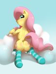  equine female feral fluttershy_(mlp) friendship_is_magic horse khorme looking_back mammal my_little_pony pegasus pony solo wings 
