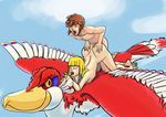  chickken legend_of_zelda link loftwing princess_zelda skyward_sword 