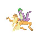  applejack friendship_is_magic lurking_tyger my_little_pony spike 