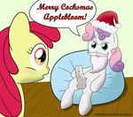  apple_bloom cutie_mark_crusaders friendship_is_magic kinkycelestia my_little_pony sweetie_belle 