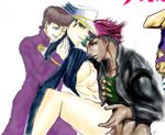  jojo&#039;s_bizarre_adventure josuke_higashikata jotaro_kujo rohan_kishibe tagme 