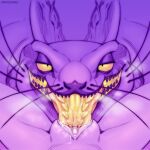 ambiguous_gender ambiguous_species anthro barbed_tongue bedroom_eyes bodily_fluids breath clitoris creatures_of_sonaria cunnilingus deep_cunnilingus dragonika duo faceless_character faceless_female female female/ambiguous first_person_view genital_fluids genitals half-closed_eyes hi_res human humanoid looking_at_viewer malupiscis mammal narrowed_eyes nude open_mouth open_smile oral penetration purple_body roblox seductive sex sharp_teeth size_difference smile spread_legs spreading teeth tongue tongue_out tongue_penetration vaginal vaginal_fluids vaginal_penetration vulva whiskers yellow_eyes yellow_tongue