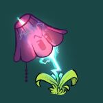  commentary english_commentary green_background green_eyes highres kinomotoroka lamp leaf lightning lightning_reed_(plants_vs._zombies) looking_ahead no_humans no_mouth official_alternate_costume plant plant_focus plants_vs._zombies plants_vs._zombies_2 simple_background solid_oval_eyes solo v-shaped_eyebrows 