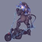 2025 2_horns animal_humanoid ball_gag bdsm big_breasts black_bodysuit black_clothing black_hair black_latex black_legwear black_lipstick black_sclera black_skinsuit black_thigh_boots black_thigh_highs blue_eyes blue_highlights bodysuit boots bound breasts chibi clothing dragon dragon_humanoid duo energy_weapon female footwear gag gagged gimp gimp_mask gimp_suit hair hi_res high_heeled_boots high_heels highlights_(coloring) horn human humanoid kruth666 latex latex_bodysuit latex_clothing latex_skinsuit legwear lipstick makeup male mammal mask multicolored_hair multicolored_horn mythological_creature mythological_scalie mythology red_ball_gag scalie shoes skinsuit squel tail thigh_boots thigh_highs tight_clothing two_tone_hair two_tone_horn