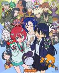  6+boys 6+girls amate_yuzuriha annqi aqua_eyes artist_name beanie bindi black_hair black_hat black_necktie black_skirt blonde_hair blue_hair blue_jacket brown_hair challia_bull char_aznable closed_mouth collared_shirt commentary_request comoli_harcourt conch_(gundam) copyright_name cowboy_shot dark-skinned_female dark_skin deux_murasame elmeth epaulettes flower gfred glasses gloves gquuuuuux green_eyes green_shirt green_skirt grey_gloves grey_hair grey_shirt group_picture gundam gundam_gquuuuuux hair_between_eyes hair_over_one_eye haro hat helmet highres holding holding_flower jacket jezzi k2_shokai kaine_(gundam) kikeroga_(gquuuuuux) kycilia_zabi lalah_sune long_hair long_sleeves looking_at_viewer miniskirt mole mole_under_eye mole_under_mouth multiple_boys multiple_girls nabu_(gundam) necktie nyaan_(gundam_gquuuuuux) open_mouth pleated_skirt red_flower red_gundam red_hair red_necktie red_rose rose rx-78-2_gundam shiiko_sugai shirouzu_(gundam) shirt short_hair shuji_ito skirt smile striped_necktie stuffed_toy twitter_username two-tone_necktie v v-fin watermark white_hair white_shirt xavier_olivette yellow_eyes yellow_necktie 