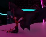 2025 3d_(artwork) absurd_res anthro avian bird blender_(artwork) blitzo_(helluva_boss) clothed clothing cynthiaacid demon digital_media_(artwork) duo feet foot_fetish foot_focus foot_on_face helluva_boss hi_res horn huge_filesize humanoid imp macro male male/male micro owl owl_demon paws red_body smile stolas_(helluva_boss) tail toes