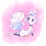 accessory alolan_form alolan_vulpix ambiguous_gender bodily_fluids bow_ribbon clothing collar eyeliner feral garter generation_7_pokemon genital_fluids leggings legwear makeup muzzzzz nintendo peeing_on_face pokemon pokemon_(species) regional_form_(pokemon) solo urine urine_on_face urine_pool watersports yoga