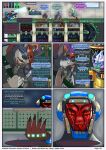 absurd_res androgynous bone canid canine canis claws comic echoes_of_choice fangs fantasy female fleety_(artist) fleety_(character) herm_(lore) hi_res horn human male mammal marsupial piercing reptile scalie science_fiction skull teeth tongue valkeer wolf