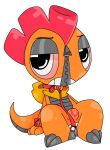 anthro blushing_profusely bulge claws clothing collar drone dronification generation_5_pokemon hood humanoid latex latex_clothing latex_skinsuit leash lizard male nintendo pokemon pokemon_(species) reptile rubbermon scalie scrafty skinsuit solo tight_clothing toe_claws v3sterp0nk zipper