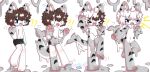 2025 4_fingers 4_toes animal_humanoid anthro biped black_markings blue_eyes bodily_fluids brown_hair caramelcatcat changed_(video_game) chinese_description chinese_text clothed clothing colored countershade_neck countershade_tail countershade_torso countershading ear_markings exclamation_point eyes_closed featureless_crotch feet fingers fish fish_humanoid goo-connected_lips goo_drip grey_body growth hair hi_res human_to_anthro humanoid interrobang lin_(changed) looking_at_own_hands looking_at_viewer male marine marine_humanoid markings motion_lines navel nude open_mouth open_smile pawpads pink_pawpads puddle question_mark raised_foot requiem_shark shaded shark shark_humanoid simple_background smile solo species_transformation standing stuck tail tail_growth tears text three-quarter_view tiger_shark tiger_shark_(changed) toes transformation transformation_sequence underwear underwear_only white_background white_body white_countershading white_hair white_inner_ear wide_eyed