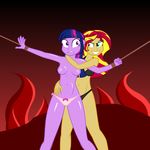  equestria_girls friendship_is_magic my_little_pony sunset_shimmer twilight_sparkle 
