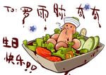  food jojo&#039;s_bizarre_adventure jojolion josuke_higashikata salad 