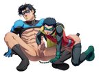  batman_(series) damian_wayne dc dick_grayson nightwing robin szadek 