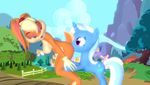  crossover friendship_is_magic lola_bunny my_little_pony space_jam trixie_lulamoon valentinexredfield 