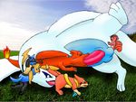  charizard floatzel lucario lugia porkyman raichu the_roop vulpix 