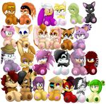  amy_rose blaze_the_cat bunnie_rabbot cosmo_the_seedrian cream_the_rabbit duzell fiona_fox hershey_the_cat julie-su li_moon lien-da lupe marine_the_raccoon mina_mongoose nic_the_weasel nicole_the_lynx rouge_the_bat rule_63 sally_acorn shade_the_echidna sonia_the_hedgehog sonic_team sonic_underground tails tikal_the_echidna vanilla_the_rabbit wave_the_swallow 