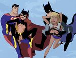  barbara_gordon batgirl batman bruce_wayne dc dcau justice_league mistermultiverse supergirl superman 