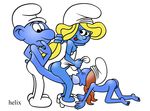  helix sassette smurfette tagme the_smurfs 