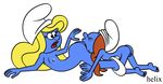  helix sassette smurfette tagme the_smurfs 