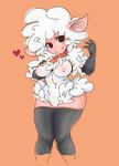  1girl breasts droopy leggy_lamb nipples sheep_girl sheep_wrecked 