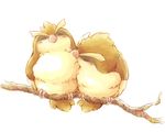 bad_pixiv_id bird branch gen_1_pokemon kuronekotarou no_humans pidgey pokemon pokemon_(creature) simple_background 