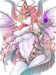  ;q breasts colorized demon_girl demon_wings fingernails fire gloves hera_(p&amp;d) horns jpeg_artifacts large_breasts long_fingernails one_eye_closed purple_fire puzzle_&amp;_dragons red_eyes red_hair succubus tail tongue tongue_out uko_magi wings 