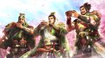  3boys guan_yu liu_bei multiple_boys shin_sangoku_musou zhang_fei 