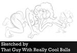  all_fours breasts cutie_mark dragon female friendship_is_magic goatboy hair human male mammal monochrome my_little_pony nipples nude penis pinkie_pie_(mlp) plain_background sketch spike_(mlp) straight tongue tongue_out unknown_artist white_background 